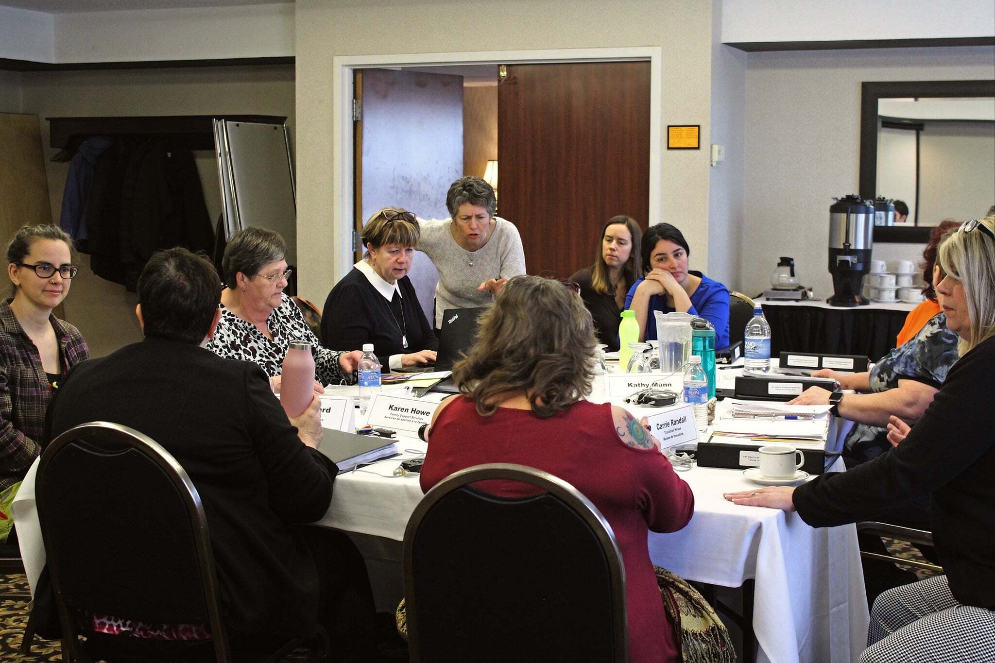 Photo: people at event tables