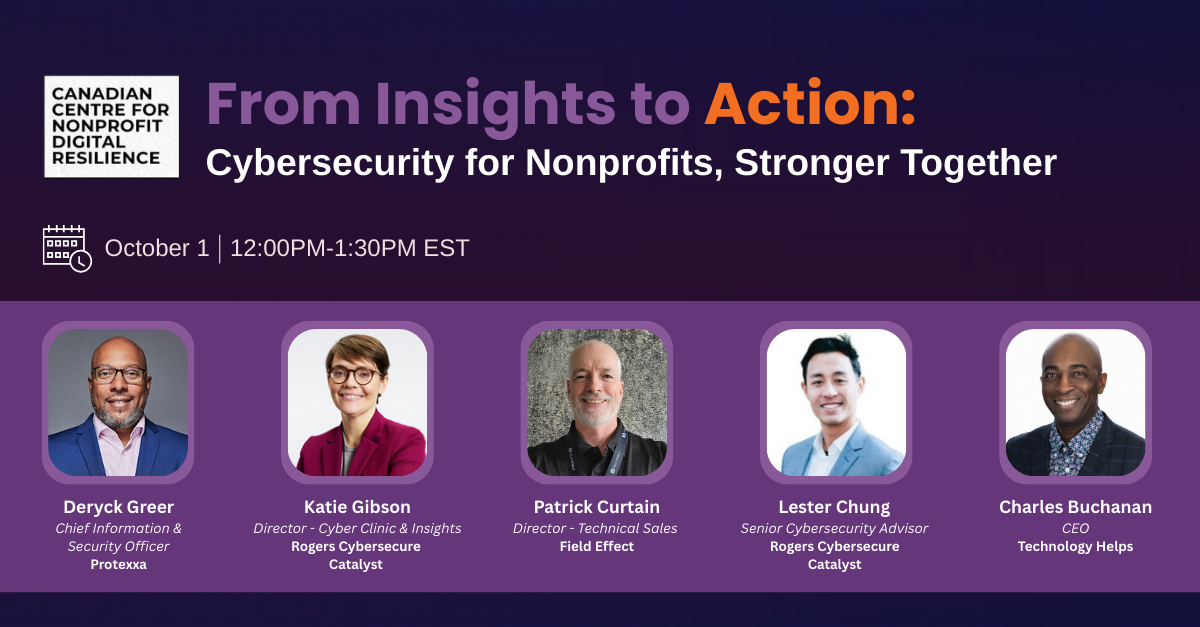 From Insights to Action: Cybersecurity for Nonprofits, Stronger Together