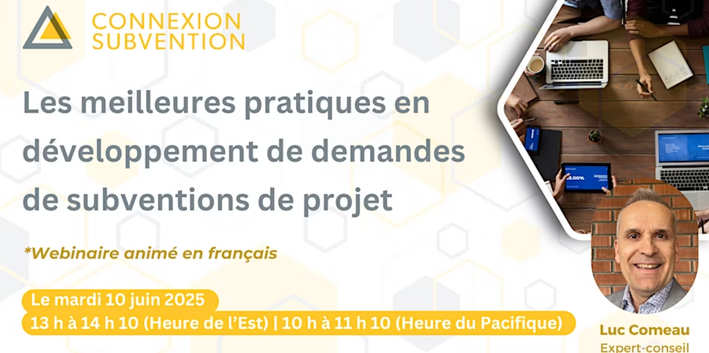 Les meilleures pratiques en développement de demandes de subventions