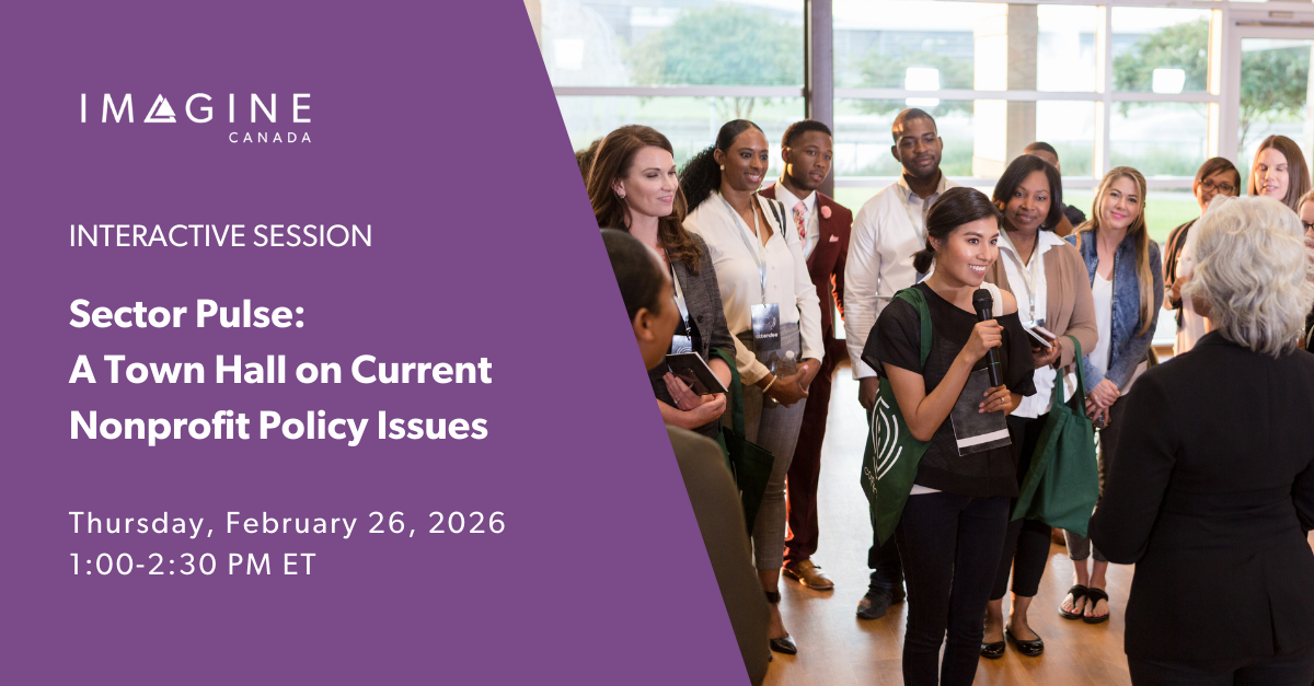 Sector Pulse A Town Hall on Current Nonprofit Policy Issues