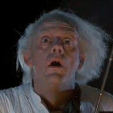GIF Back to the Future Doc Brown