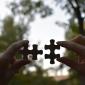 two puzzle pieces