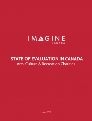 State of Evaluation in Canada: Arts, culture and recreation charities 