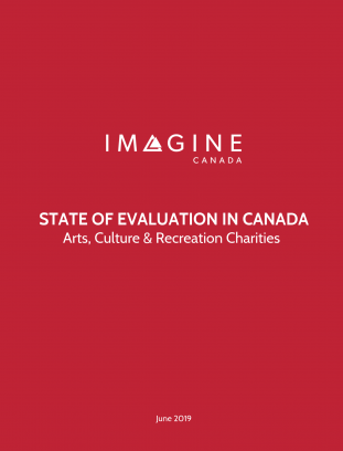State of Evaluation in Canada: Arts, culture and recreation charities